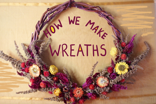 Dried Flower Wreath Season has ARRIVED!